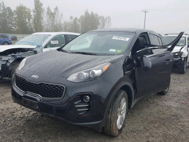 KNDPMCAC8J7438559 - 2018 KIA SPORTAGE L BLACK photo 2