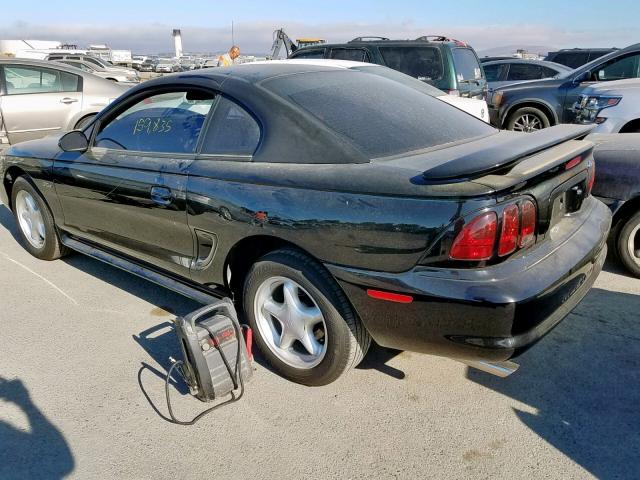 1FALP42XXVF136141 - 1997 FORD MUSTANG GT BLACK photo 3