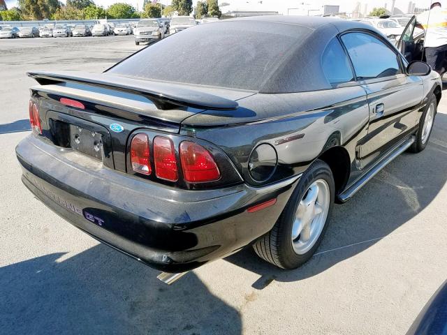 1FALP42XXVF136141 - 1997 FORD MUSTANG GT BLACK photo 4