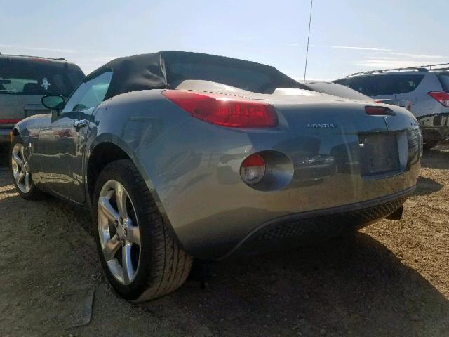 1G2MB35B47Y123937 - 2007 PONTIAC SOLSTICE GRAY photo 3