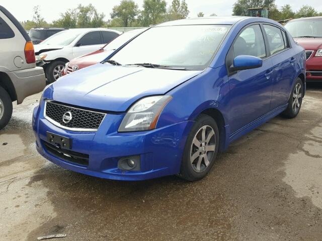 3N1AB6AP9CL751007 - 2012 NISSAN SENTRA 2.0 BLUE photo 2