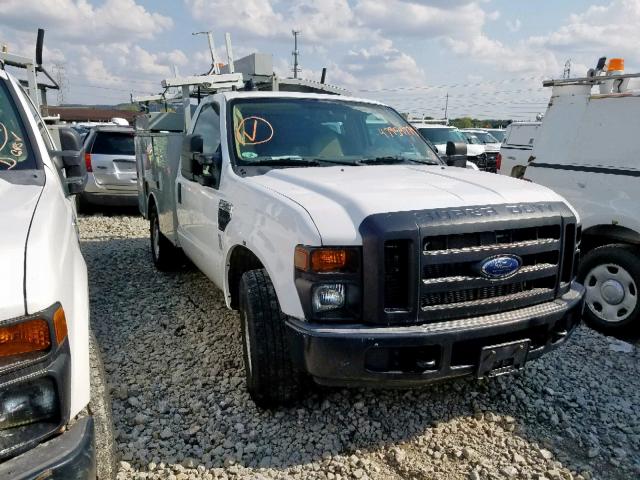 1FDSF30548EC23060 - 2008 FORD F350 SRW S WHITE photo 1