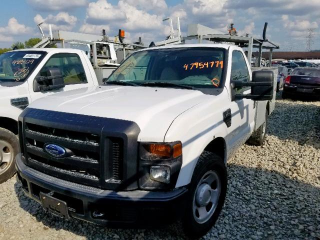 1FDSF30548EC23060 - 2008 FORD F350 SRW S WHITE photo 2