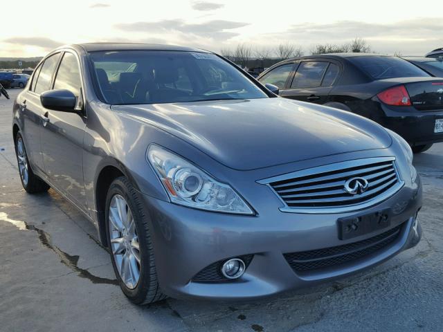 JN1CV6AR8BM401132 - 2011 INFINITI G37 GRAY photo 1