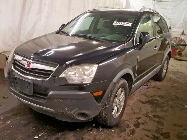 3GSDL43N48S613013 - 2008 SATURN VUE XE BLACK photo 2