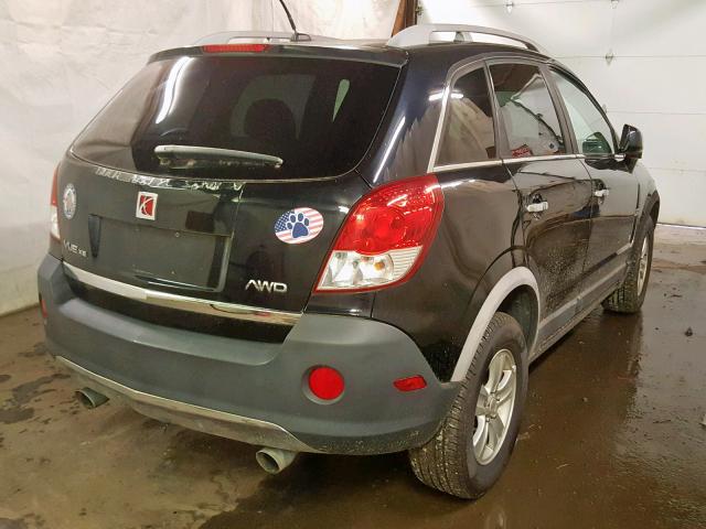 3GSDL43N48S613013 - 2008 SATURN VUE XE BLACK photo 4