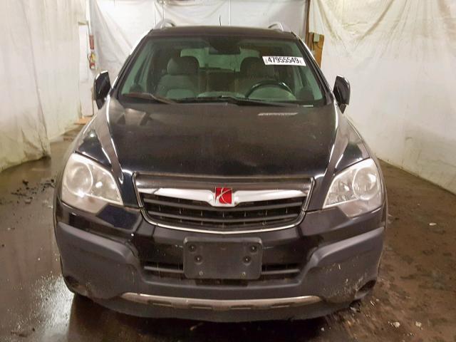 3GSDL43N48S613013 - 2008 SATURN VUE XE BLACK photo 9