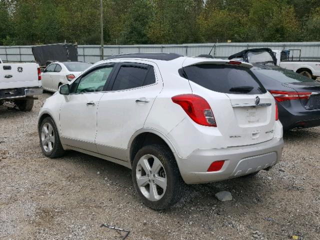 KL4CJFSB1FB206432 - 2015 BUICK ENCORE CON WHITE photo 3