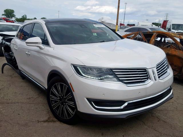 2LMPJ9JR5JBL18743 - 2018 LINCOLN MKX BLACK WHITE photo 1