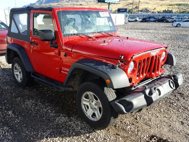 1J4AA2D1XAL155049 - 2010 JEEP WRANGLER S RED photo 1