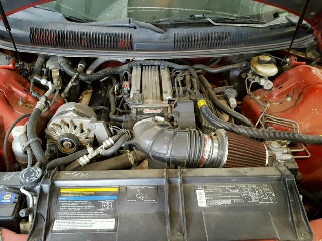 2G2FV22P6P2213646 - 1993 PONTIAC FIREBIRD F RED photo 7