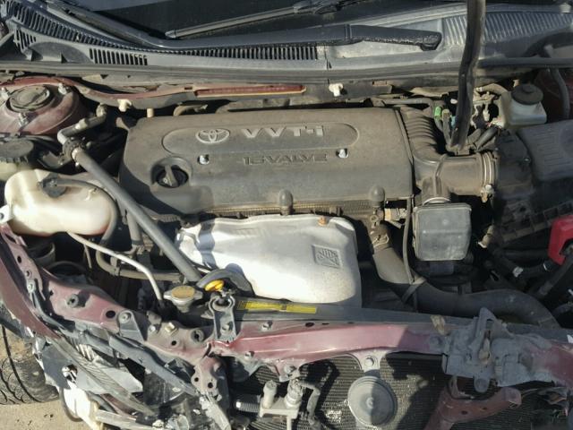 JTKDE177050053793 - 2005 TOYOTA SCION TC 栗色 照片 7