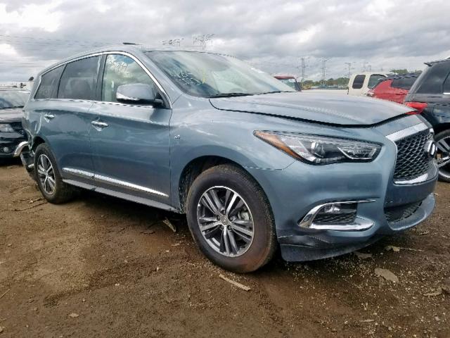 5N1DL0MM6KC558065 - 2019 INFINITI QX60 LUXE BLUE photo 1