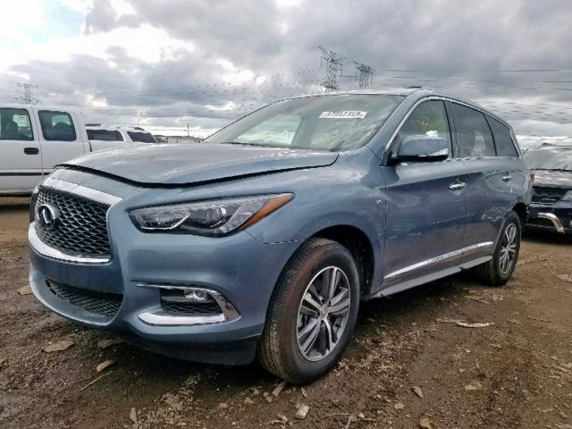 5N1DL0MM6KC558065 - 2019 INFINITI QX60 LUXE BLUE photo 2