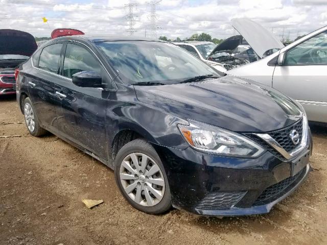 3N1AB7APXGY264784 - 2016 NISSAN SENTRA S BLACK photo 1