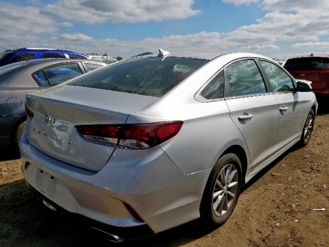 5NPE24AFXKH785322 - 2019 HYUNDAI SONATA SE SILVER photo 4