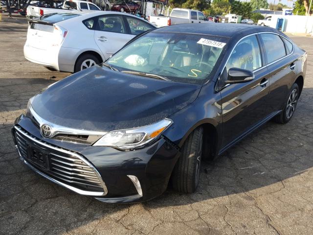 4T1BK1EBXHU251823 - 2017 TOYOTA AVALON XLE BLACK photo 2