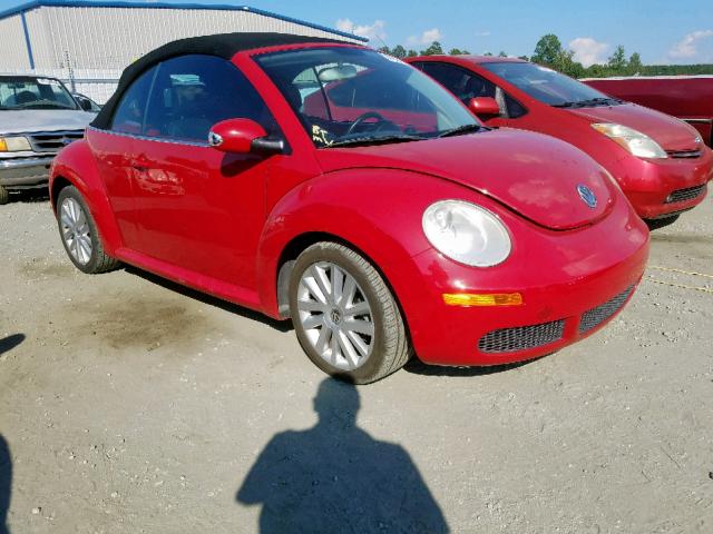 3VWRF31Y38M413211 - 2008 VOLKSWAGEN NEW BEETLE წითელი ფოტო 1