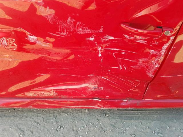 3VWRF31Y38M413211 - 2008 VOLKSWAGEN NEW BEETLE წითელი ფოტო 10