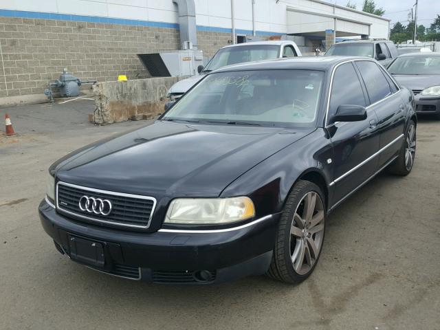 WAUML44D72N008340 - 2002 AUDI A8 L QUATT BLACK photo 2