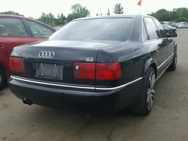 WAUML44D72N008340 - 2002 AUDI A8 L QUATT BLACK photo 4