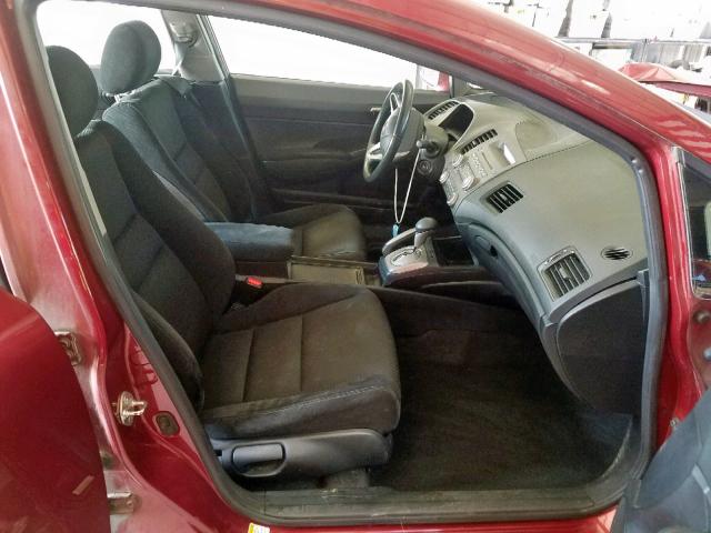 2HGFA1F6XAH517927 - 2010 HONDA CIVIC LX-S Կարմիր լուսանկար 5