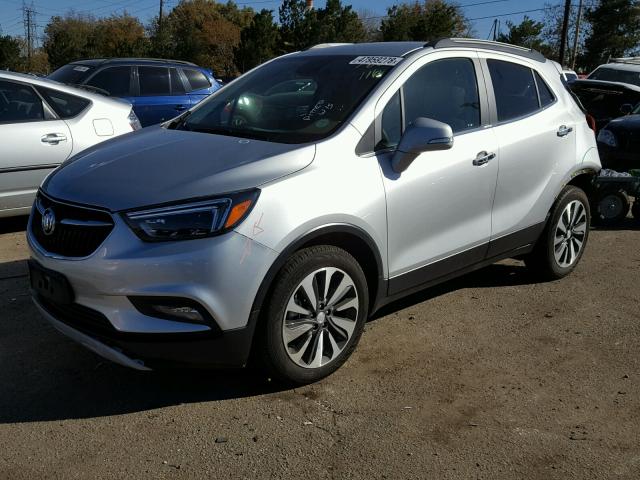 KL4CJCSB3HB138605 - 2017 BUICK ENCORE ESS SILVER photo 2