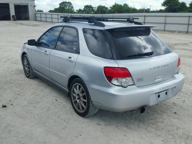 JF1GG29654G805203 - 2004 SUBARU IMPREZA WR SILVER photo 3