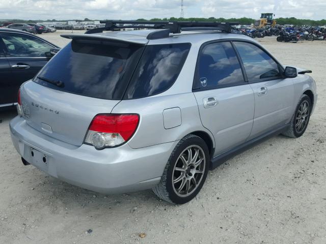 JF1GG29654G805203 - 2004 SUBARU IMPREZA WR SILVER photo 4