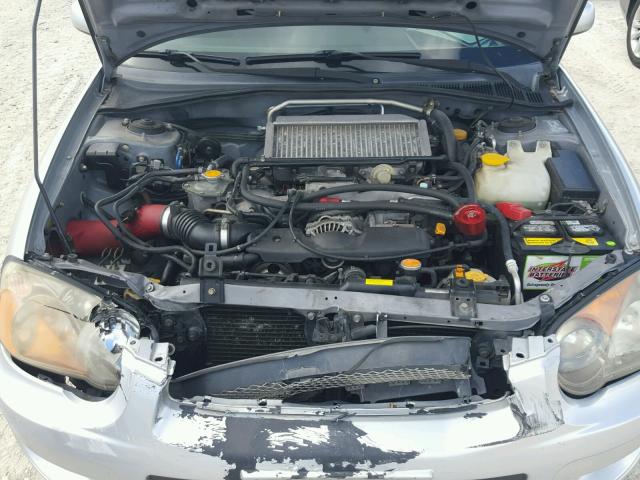 JF1GG29654G805203 - 2004 SUBARU IMPREZA WR SILVER photo 7