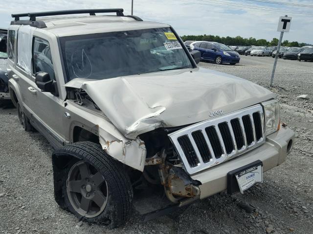 1J8HG48K67C626598 - 2007 JEEP COMMANDER GOLD photo 1