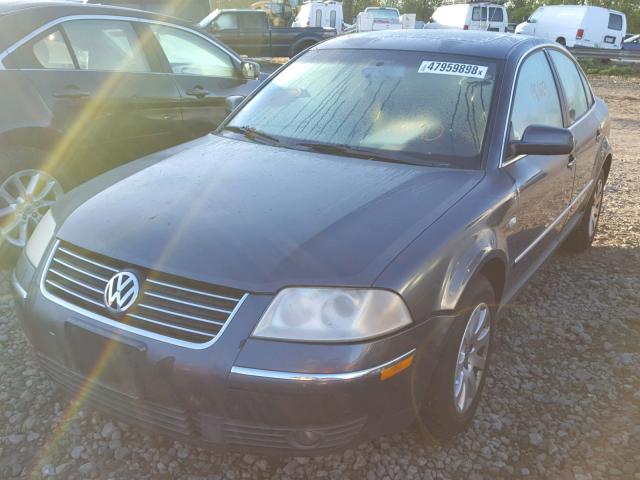 WVWPD63B82P302844 - 2002 VOLKSWAGEN PASSAT GLS GRAY photo 2