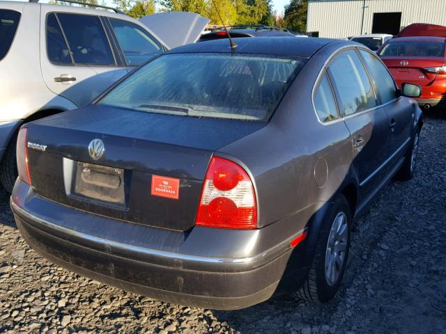 WVWPD63B82P302844 - 2002 VOLKSWAGEN PASSAT GLS GRAY photo 4