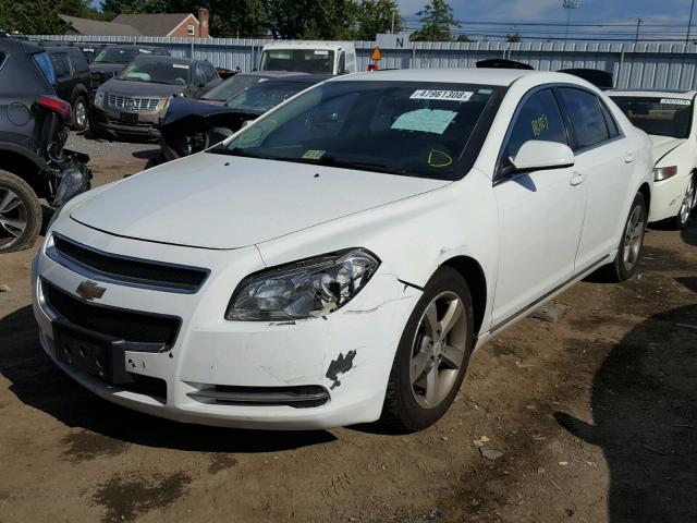 1G1ZC5E13BF103127 - 2011 CHEVROLET MALIBU 1LT WHITE photo 2