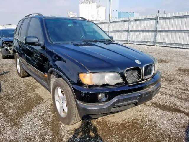 5UXFA53583LW25095 - 2003 BMW X5 3.0I BLACK photo 1