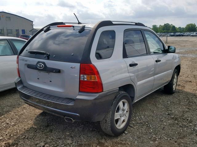 KNDJF724067264301 - 2006 KIA NEW SPORTA SILVER photo 4