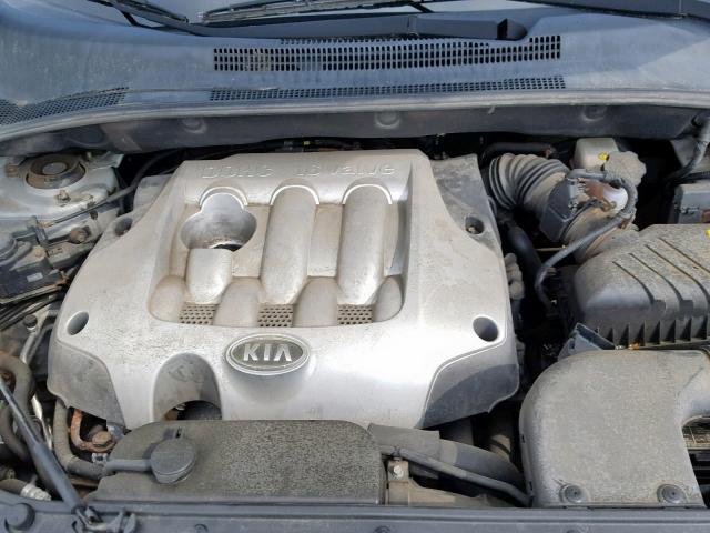 KNDJF724067264301 - 2006 KIA NEW SPORTA SILVER photo 7