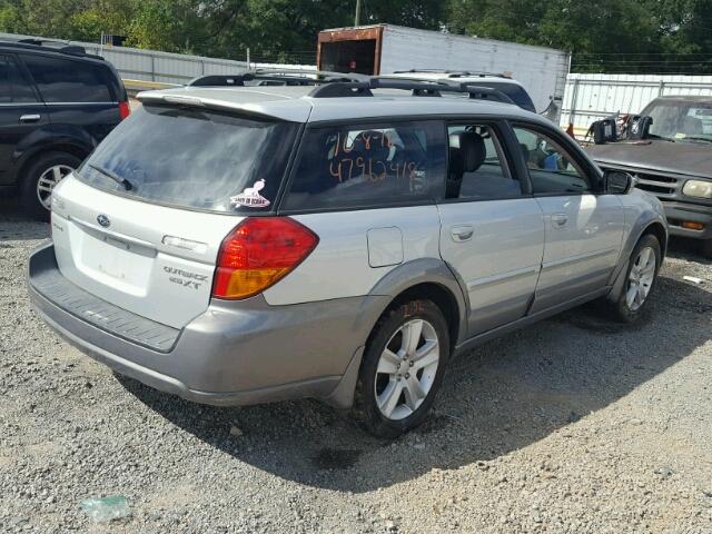 4S4BP67C564352091 - 2006 SUBARU LEGACY OUT SILVER photo 4