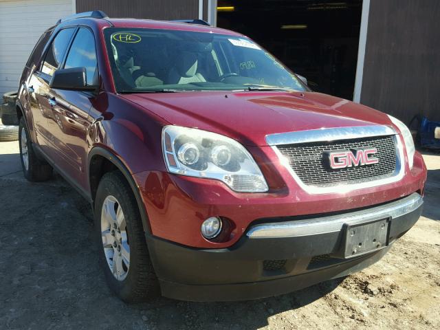 1GKLVLED5AJ158166 - 2010 GMC ACADIA SLE MAROON photo 1