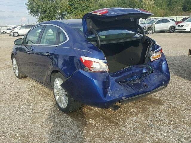 1G4PP5SK5E4150011 - 2014 BUICK VERANO BLUE photo 3