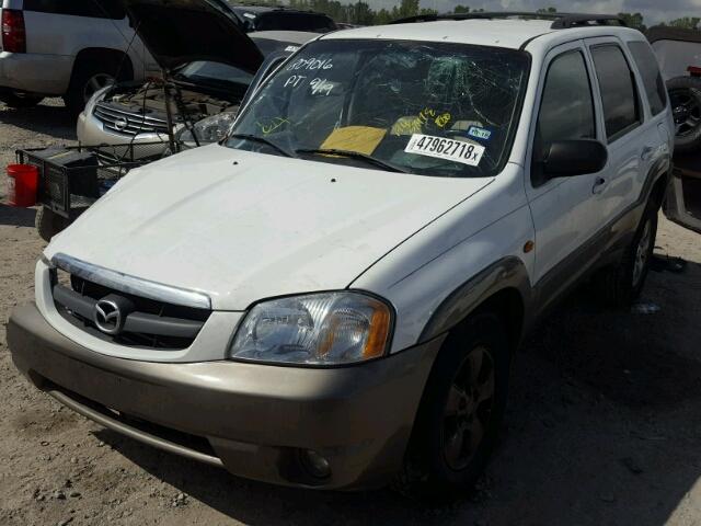 4F2CZ06163KM11396 - 2003 MAZDA TRIBUTE ES WHITE photo 2