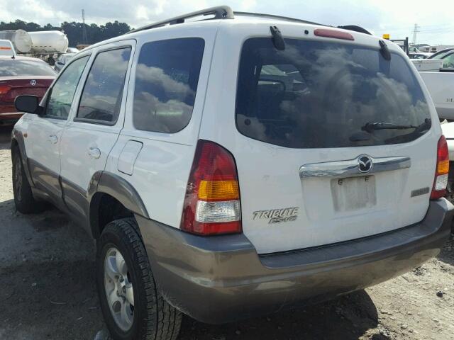 4F2CZ06163KM11396 - 2003 MAZDA TRIBUTE ES WHITE photo 3