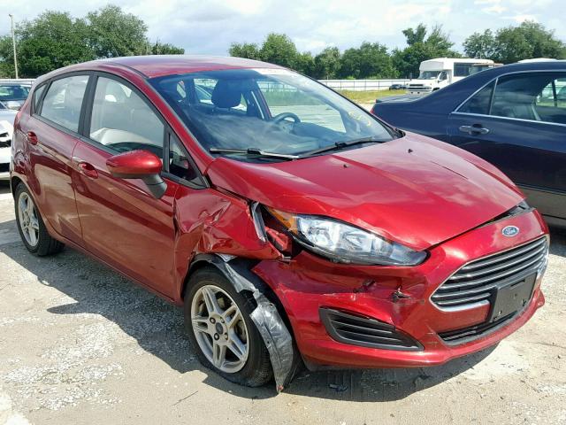 3FADP4EJ7HM137179 - 2017 FORD FIESTA SE BURGUNDY photo 1