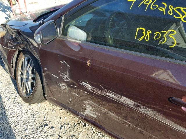 JTKDE177270208430 - 2007 TOYOTA SCION TC PURPLE photo 9