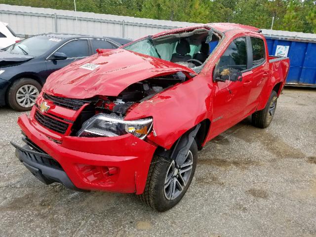 1GCGSBEA4K1196608 - 2019 CHEVROLET COLORADO RED photo 2