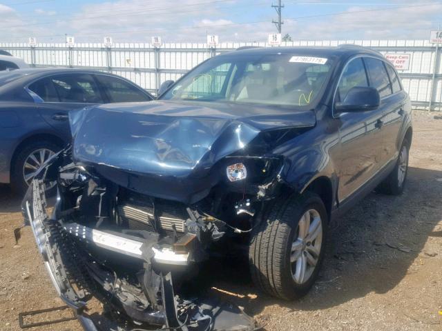 WA1AY74L09D026396 - 2009 AUDI Q7 3.6 QUA BLUE photo 2