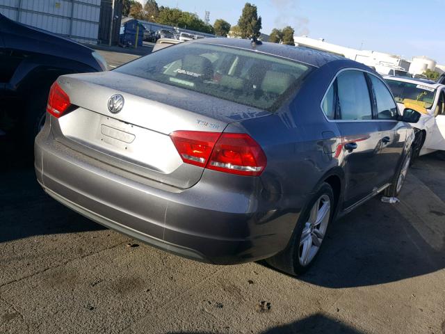 1VWBT7A32EC058650 - 2014 VOLKSWAGEN PASSAT SE GRAY photo 4