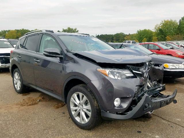 2T3DFREV8EW149106 - 2014 TOYOTA RAV4 LIMIT GRAY photo 1