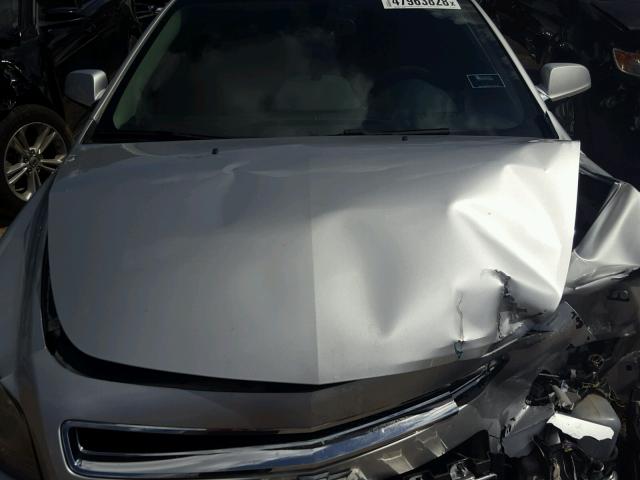 1G1ZC5EU3CF267957 - 2012 CHEVROLET MALIBU 1LT SILVER photo 7