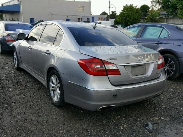 KMHGC4DD5DU248989 - 2013 HYUNDAI GENESIS 3. SILVER photo 3